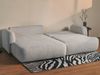 Selsey Tvoya Ecksofa mit Schlaffunktion, Ottomane links, Bouclé Hellgrau Bild 4