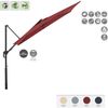 Doppler ACTIVE Pendel Green Edition 240 x 135 cm Pendelschirm Sonnenschirm Ampelschirm 4 Farben 833 Bordeaux Bild 3