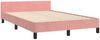 vidaXL Bettgestell ohne Matratze Rosa 120x190 cm Samt 3270595 Bild 4