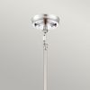 Hängeleuchte, Deckenlampe, Metall Glas, Silber Bild 4