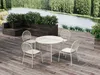 Vente-unique - CEDEIRA Garden dining set Metall Beige - B 58,5 cm x H 82 cm x L 50 cm Bild 2