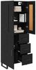 vidaXL Highboard Schwarz Eichen-Optik 69,5 x 34 x 180 cm Holzwerkstoff 3416280 Bild 3