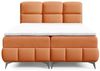 Boxspringbett Schlafzimmerbett CHARLIE 180x200cm Stoff Fibi Apricot Bild 3
