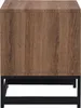 Vente-unique - CARATANA Bedside table Holz, Platte Braun - B 40 cm x H 50 cm x L 40 cm Bild 4
