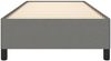 Einzelbettgestell Design für Erwachsene ohne Matratze Dunkelgrau 90x200 cm Stoff d4734e Bild 5