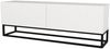 TV-Lowboard Verpsboga langes Gestell 135x32x47 cm Weiß [en. casa] Bild 5