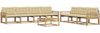 vidaXL Outdoor-Sofagarnitur 8 pcs Weiß und Beige 3388491 Bild 2