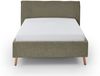 Matera Polsterbett braun Polyester Stoffbezug Baltimore 216cm x 165cm x 112cm Bild 2