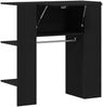 vidaXL Flurschrank mit Regal Schwarz Eichen-Optik 97,5 x 37 x 99 cm 862791 Bild 5