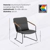Kettler GENTLE Lounge Sessel 0107608-7770 Anthrazit Bild 3