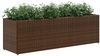 vidaXL Pflanzkübel mit 3 Töpfen 2 Stk. Braun 105x30x32 cm Poly Rattan 3210523 Bild 4