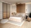 FDM Polsterbett modern mit Bettkasten MADE IN EU - mit hochwertigem Velours Bezug (verfügbar 90x200 120x200 140x200 160x200 180x200cm, Bettrahmen, Bett, Optional mit Matratze bestellbar, mit großen gepolsterten Kopfteil, mit Bettkasten zum aufklappen),... Bild 3