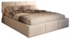 FDM Polsterbett modern mit Bettkasten MADE IN EU - mit hochwertigem Velours Bezug (verfügbar 90x200 120x200 140x200 160x200 180x200cm, Bettrahmen, Bett, Optional mit Matratze bestellbar, mit großen gepolsterten Kopfteil, mit Bettkasten zum aufklappen),... Bild 4