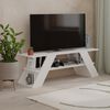 Decortie TV-Schrank Farfalla Moderner TV-Ständer, Multimedia-Center, TV-Möbel, 120 x 33,5 x 40 cm Bild 4