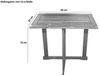 Balkontisch Akazie 45 x 60 cm klappbar ALEXA 59424620 Bild 2
