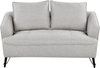 2-Sitzer Stoffsofa grau HOBRO Bild 1