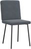 vidaXL Esszimmerstühle 6 Stk. Dunkelgrau Samt 3315557 Bild 3