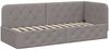 vidaXL Eckbettgestell Taupe 80 x 200 cm Stoff 42016484 Bild 2