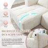 LVHOM Ecksofa Modulares Chaiselongue-Sofa-Set(Polsterliege+Doppelsofa), separat kann, mehr-in-1 Design,Kombinierbar zu L-Form, U-Form, Bett, Ecksofa, Loungesofa, Polsterecke, Schlafsofa Bild 4