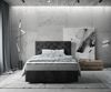 Boxspringbett Dream-Great 120x200 cm Mikrofaser Anthrazit Vintage mit Matratze und Topper Bild 2
