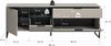 TV Lowboard B/H/T: 64x185x41 cm in Kaschmir Nachbildung und schwarz Bild 4