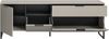 TV Lowboard B/H/T: 64x185x41 cm in Kaschmir Nachbildung und schwarz Bild 3