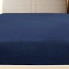 vidaXL Spannbettlaken 2 Stk. Jersey Marineblau 90x200 cm Baumwolle 136231 Bild 2