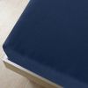 vidaXL Spannbettlaken 2 Stk. Jersey Marineblau 90x200 cm Baumwolle 136231 Bild 3