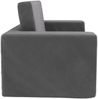 vidaXL Kinder-Schlafsofa 2-Sitzer Anthrazit Weicher Plüsch 357030 Bild 5