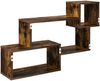 vidaXL Schwebendes Regal Wandhalterung Raucheiche 87 x 20 x 55 cm 8012096 Bild 5