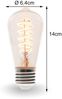 E27 LED WIFI, 6,5 Watt 555 Lumen, 2200-2700 Kelvin, Ø6,4cm, per App steuerbar Bild 4