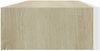 vidaXL Wandmontiertes Schubladenregal Eiche und Weiß 60 x 23,5 x 10 cm MDF 330263 Bild 5