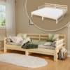 Bellamio 'Ayr' Tagesbett inkl. Lattenrost, 90x200/180x200 cm, Massivholz Kiefer, natur, mit ausziehbarem Gästebett