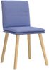 vidaXL Esszimmerstühle 6 Stk. Jeansblau Stoff 3315635 Bild 3