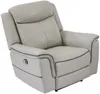 Vente-unique - ADELIO Sessel Leder Grau - B 95 cm x H 102 cm x L 105 cm Bild 3