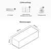 Planetmöbel TV Board 100 cm Weiß, TV Schrank mit 1 Klappe als Stauraum, Lowboard hängend oder stehend, Sideboard Wohnzimmer Bild 3