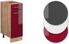 Küchenunterschrank R-Line Rot Hochglanz 30 cm AP Marmor Vicco Bild 5