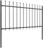 vidaXL Gartenzaun | Stahl | Stabil | Rechteckig | Modern 277614 Bild 2