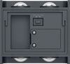 LED Wandleuchte 4W | IP65 Schutzart | CCT Wandleuchte einstellbare Farben 3000-6400 K | 360lm, Schwarz Bild 4
