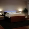 vidaXL Boxspringbett mit Matratze Rosa 200x200 cm Samt 3290141 Bild 5