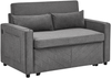 Schlafsofa mit Slide-to-Transform-System, USB-Anschluss, 195x134x73 cm, dunkelgrau Bild 2