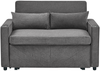 Schlafsofa mit Slide-to-Transform-System, USB-Anschluss, 195x134x73 cm, dunkelgrau Bild 5