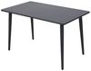TPFGarden Gartentisch ROTHERHAM (Bistrotisch aus Stahl quadratisch, Oberfläche dunkelgrau, Hochwertiges Gestell pulverbeschichtet), Outdoor Esstisch - Terrassentisch - Maße (BxHxT): 70 x 72 x 120 cm Bild 4