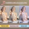TUWENA LED-Lichtspiegel 3 Farben LED Spiegelleuchte, 9 Helligkeiten Dimmbar Schminklicht (14-St), Schminklicht Spiegellampe, Schminktisch Leuchte mit USB Kabel Bild 3