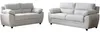 Vente-unique - MANOA Couchgarnitur Stoff Beige - B 82 cm x H 88 cm x L 163 cm201 cm Bild 3
