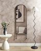 Wandspiegel JARNAGES 45 cm 145 cm Metall Schwarz Bild 3