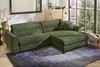 Job 'Double-One KPL' Wohnlandschaft, Cord grün Bild 2