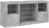 vidaXL Sideboard mit LED-Leuchten Betongrau 142,5x37x67 cm 3209089 Bild 5