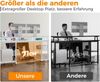 Gaming LED Schreibtisch mit Steckdosen USB-Ladeanschlüssen 168x120cm Bild 5