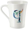 Hutschenreuther Becher mit Henkel Flower Alphabet Q-Quamoclit lobata Bild 2